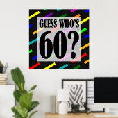 Guess Who's 60 Anniversaire Poster (Bureau à domicile)