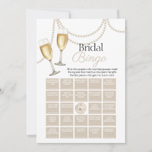 Guest bingo Parels Prosecco douche spel kaart
