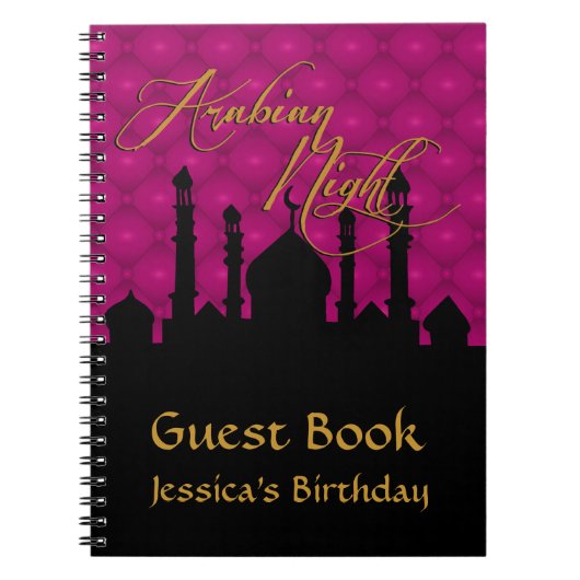 Guest Book Arabian Nights Notitieboek (Voorkant)