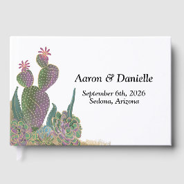 Guest Book - Cactus Flower Gastenboek