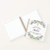 Guest book Communlavender violet eucalyptus Notitieboek (Binnen)