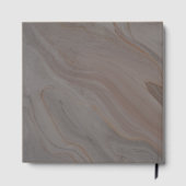 Guest Book for Wedding Elegant Black Theme Gastenboek (Achterkant)