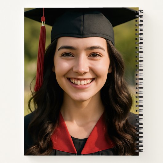 Guest book graduation party photo script notitieboek (Achterkant)