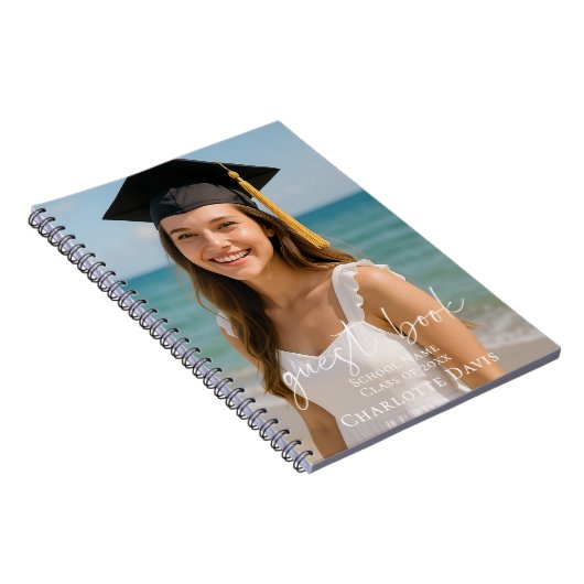 Guest book photo graduation party script notitieboek (Rechterzijde)
