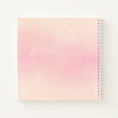 Guest book Quinceanera tiara blush roze flora Notitieboek (Achterkant)