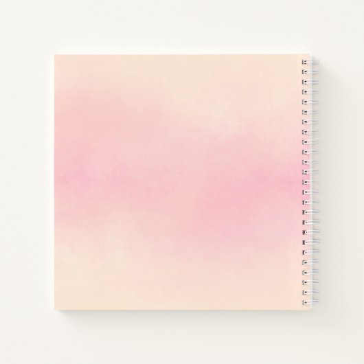 Guest book Quinceanera tiara blush roze flora Notitieboek (Achterkant)