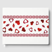 Guest Book-Red Hearts Gastenboek (Voorkant)