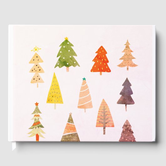 GUEST BOOK TREES CHRISTMAS GASTENBOEK (Voorkant)