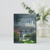 Guest House Rumi Poem Briefkaart (Staand voorkant)