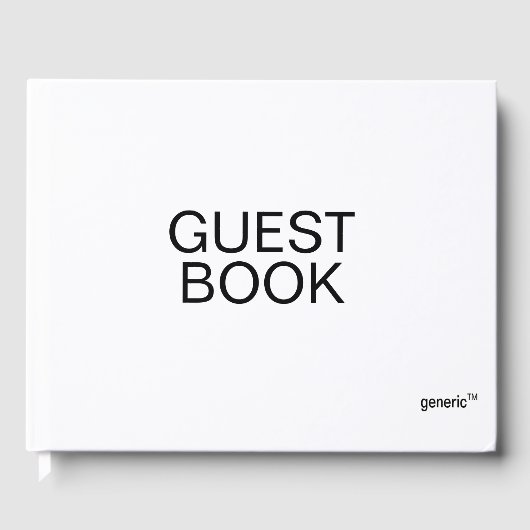 GUEST LIVRE livre d'invité par genericTM (Recto)