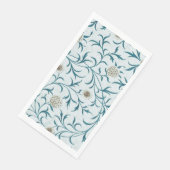 GUEST TOWEL : WILLIAM MORRIS : FLORAL DESIGN SERVET (Hoek)