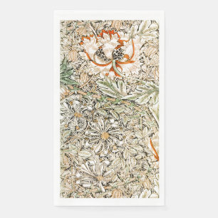 GUEST TOWEL : WILLIAM MORRIS : HONEYSUCKLE SERVET