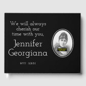 Guestbook met Gepersonaliseerd herinneringen Gastenboek (Voorkant)