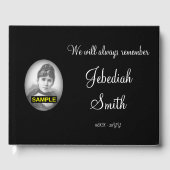 Guestbook voor conservatieve en respectabele herin gastenboek (Voorkant)