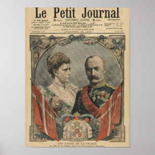 Guests of France, King Frederick VIII and Queen Poster