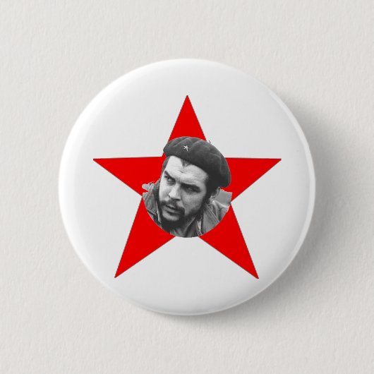 GUEVARA RONDE BUTTON 5,7 CM (Voorkant)