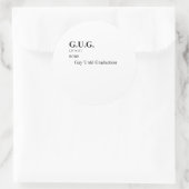 GUG RONDE STICKER (Tas)