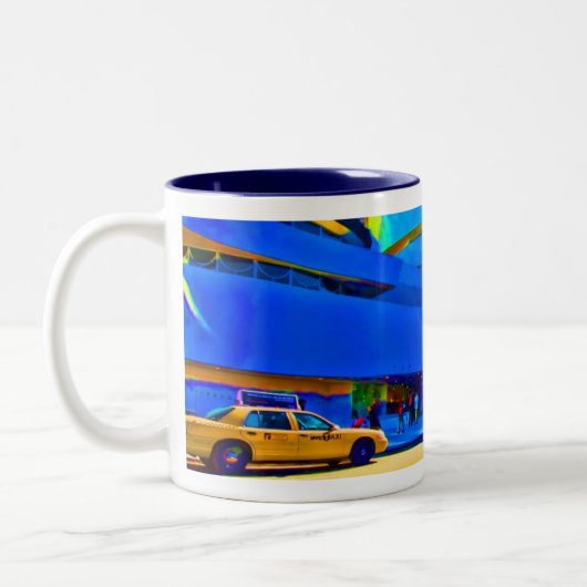 Guggenheim1 Pop Tweekleurige Koffiemok (Links)