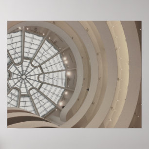Guggenheim Museum Ceiling in New York City Poster
