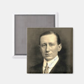 Guglielmo Marconi Magneet (Voorkant / Achterkant)