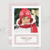 gui de Noël carte de photo de vacances (Voorkant / Achterkant)