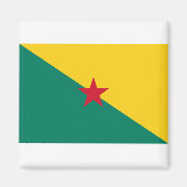 Guiana - Drapeau de la Guyane Flag Magneet (Voorkant)