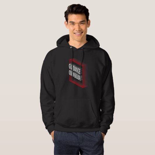 Guidance Counselor Job Title Appreciation Retro Hoodie (Voorkant volledig)