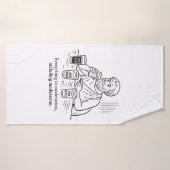 Guide d'Aristote pour la modération (Serviette de bain)