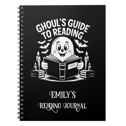 Guide de Candlelit Ghoul avec nom Journal de lectu (Devant)
