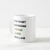 guide de chasse, énorme tasse de café (Devant gauche)
