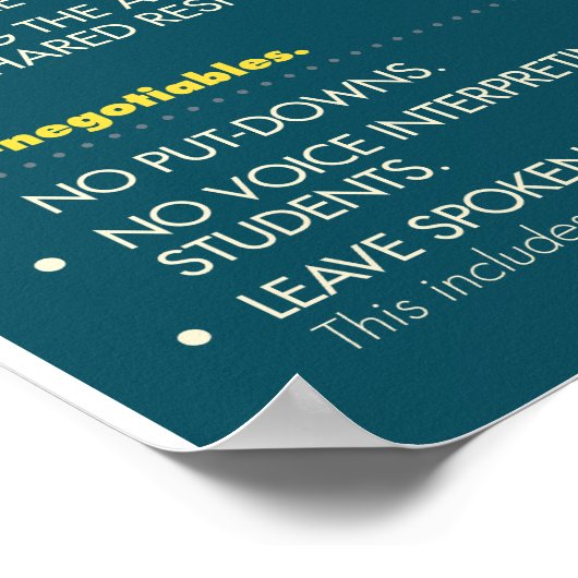 Guide de la classe ASL. affiche (Coin)