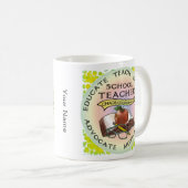 Guide de l'enseignant scolaire mug (Devant droit)
