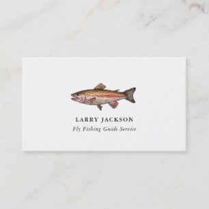 Guide de pêche Carte de visite pêcheur