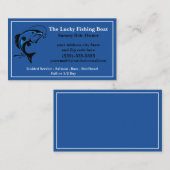 Guide de pêche Carte de visite professionnel (Devant / Derrière)