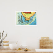 Guide de pêche de Floride Affiche 40x60 cm (Cuisine)