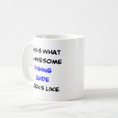guide de pêche, énorme tasse de café (Devant gauche)
