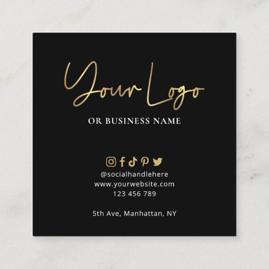 Guide de sécurité des bougies Carte Logo Script Bl (Dos)