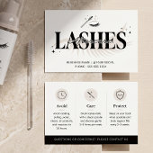 Guide de soins après-cils Luxe Neutral Glam
