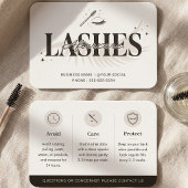 Guide de soins après-cils Luxe Neutral Glam