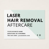 Guide de soins après épilation au laser moderne Me (Devant)