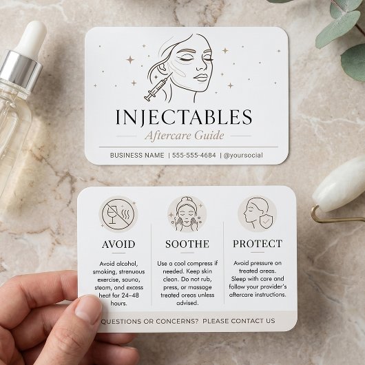 Guide de soins après injection pour l'esthétique d