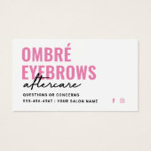 Guide de soins après ombre à paupières rose modern (Devant)