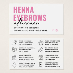 Guide de soins après-rasage des sourcils au henné