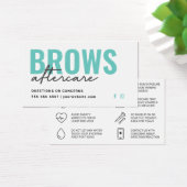 Guide de soins après sourcils moderne sarcelle fra (Bureau)