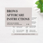 Guide de soins après sourcils Soft Taupe Classic (Bureau)