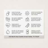 Guide de soins après sourcils Soft Taupe Classic (Dos)