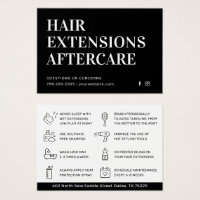 Guide de soins capillaires classiques noir de luxe