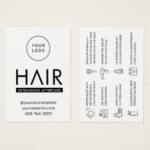 Guide de soins capillaires minimalistes blanc prop