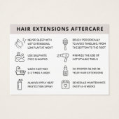 Guide de soins capillaires modernes après-pose d'e (Dos)