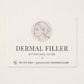 Guide de soins minimaux après remplissage dermique (Devant)